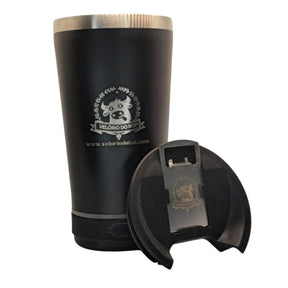 Kit para Presente Faca + 3 Sais Parrila Gold + Copo Térmico Preto | Velório do Boi